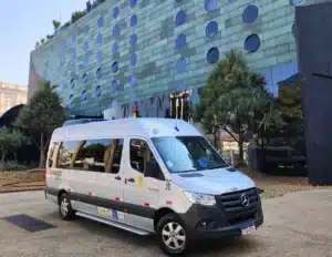 Aluguel de van para conferencias