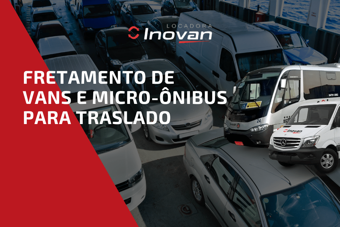 Van executiva da Inovan realizando traslado no Aeroporto de Guarulhos, aguardando grupo de executivos para transporte até hotel em São Paulo
